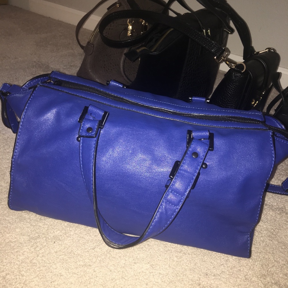 Blue Hobo Bag